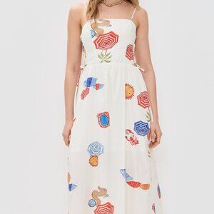 NWT $193 Dress To Sun Print Maxi Dress Size XS